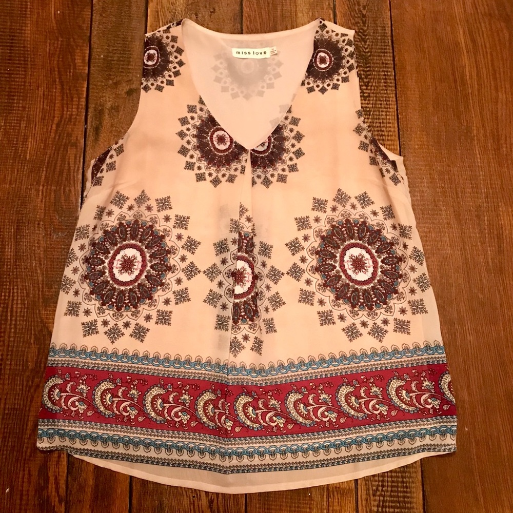 Miss Love Size Medium Tank Top